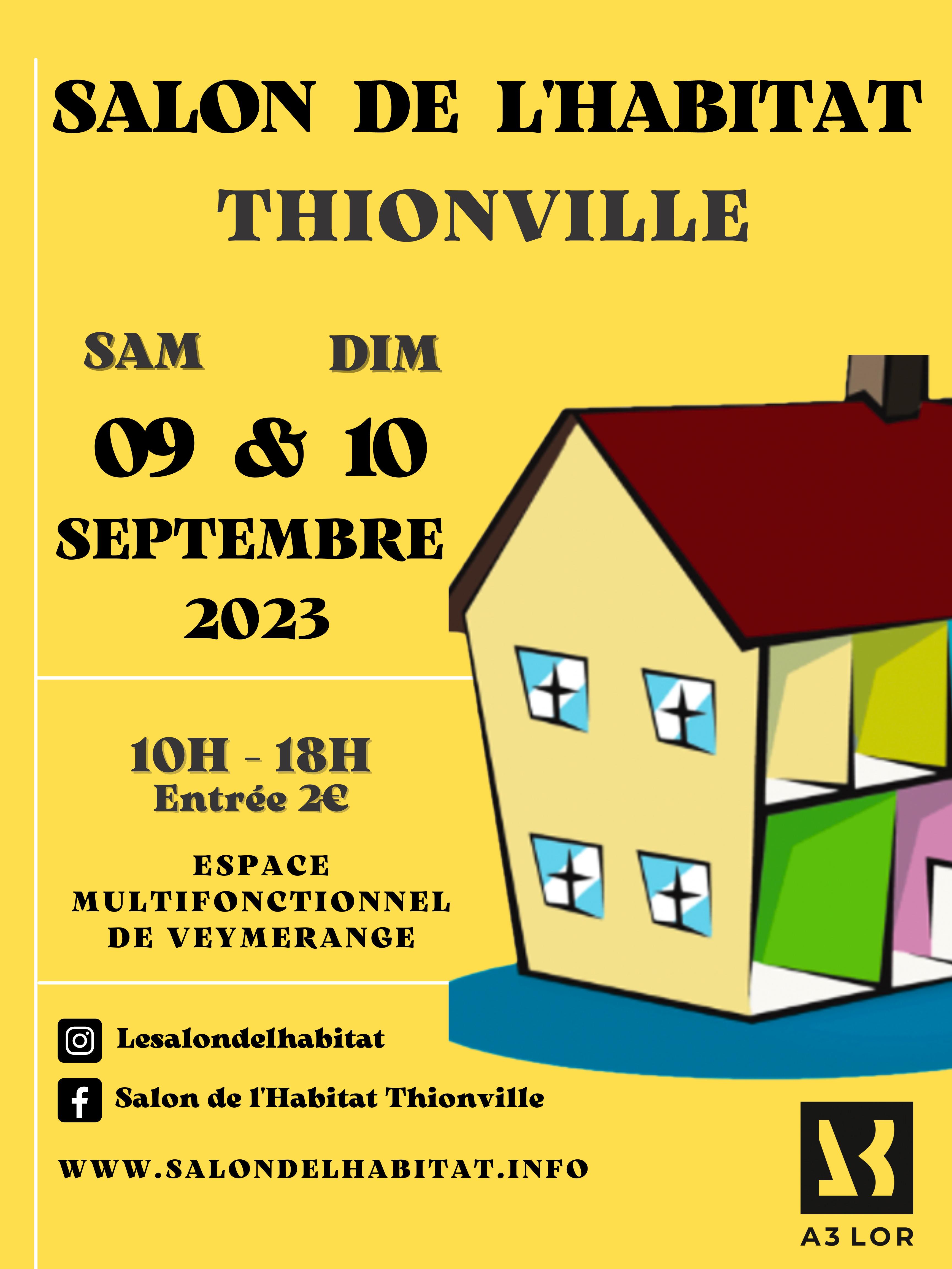SALON DE L'HABITAT 2023 Affiche Salon Habitat 2023